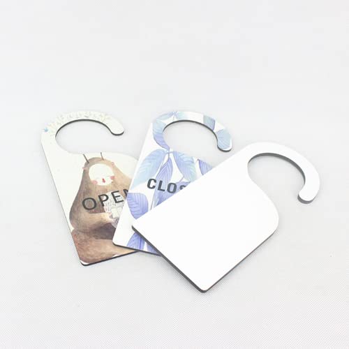 MR.R 5-Piece Sublimation Blanks MDF Hardwood Blank Door Hang Tag - Image 2
