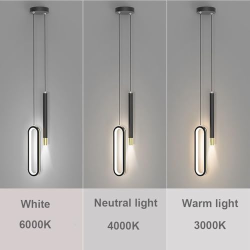 Candelabro geométrico LED de 3 modos regulables para iluminación de salón 5