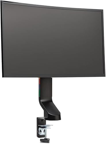 Miniatura 4 de Kensington Soporte de escritorio para monitor individual, soporte Vesa con abrazadera en C para Samsung LG de hasta 32 pulgadas, montaje vertical de