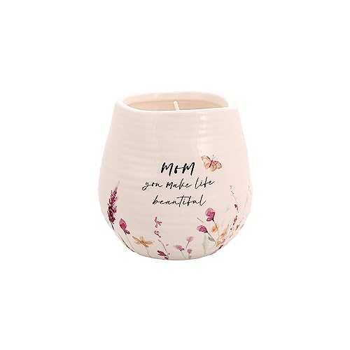 Jasmine Scented Ceramic Mom Candle