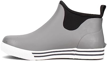 Skechers Men's Boot Rain Shoe, Gray, 10