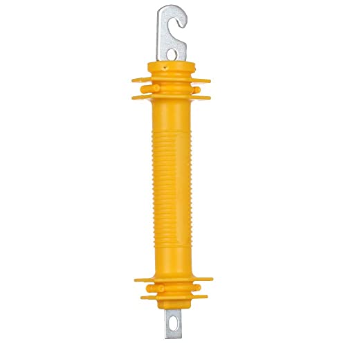 FENCE SHOCK 5PCS Electric Fence Synthetic Rubbergate Rubber Gate Handle, Heavy Stamped Steel Hook, Yellow - Thumbnail 3