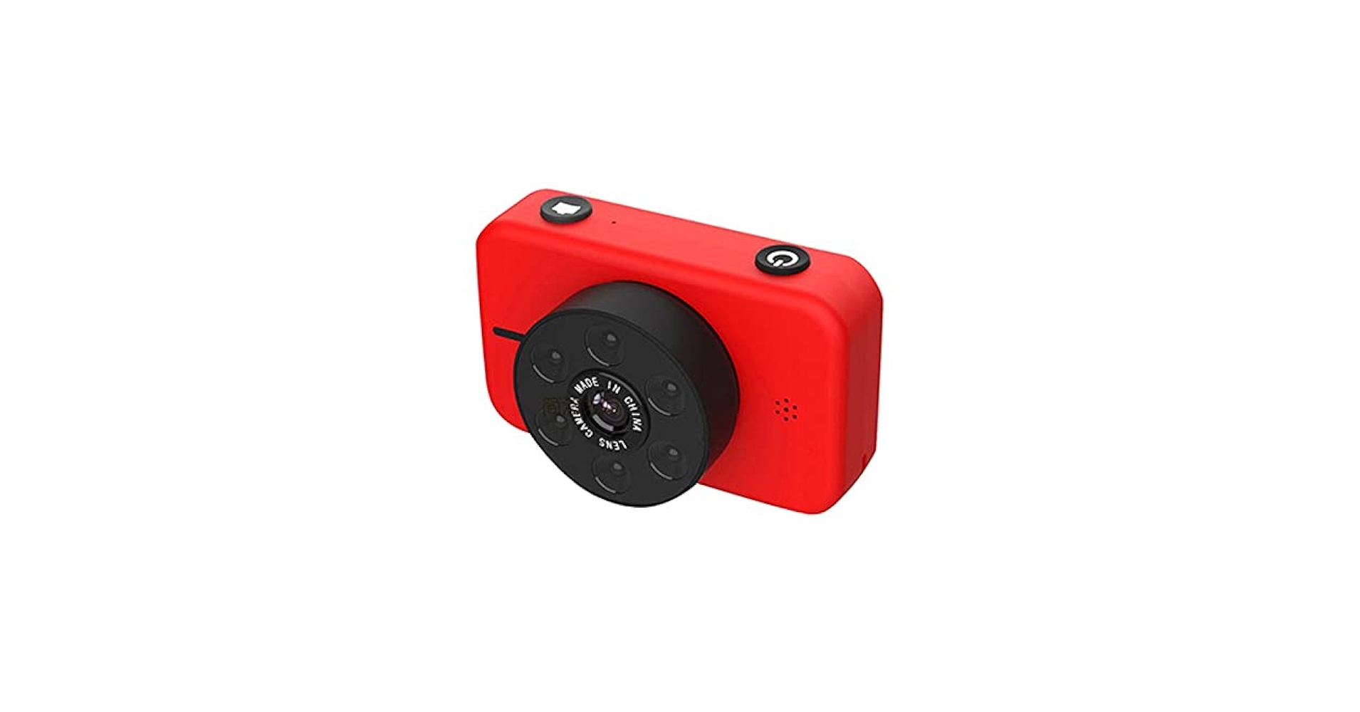 Amazon.co.jp: キッズカメラ レトロトイカメラ レッド 子供用
