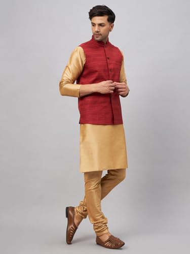 Image of VM Men's Jacket, Kurta and Pyjama Set