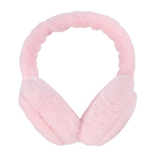 Orejeras de felpa rosa BESPORTBLE para mujer y niña accesorio para invierno