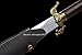 Tradition Kungfu Nine Rings Broadsword Sword Chinese Dragon Saber Wushu Practice Dao High Carbon Steel Blade Sharp Outdoors Battle Knife