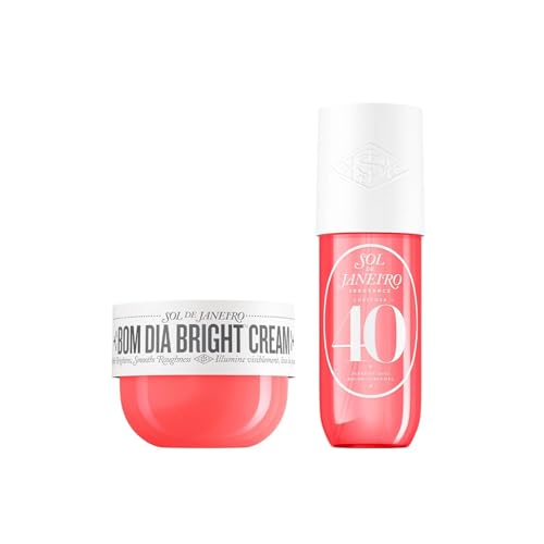 Sol de Janeiro Bom Dia Bright Body Cream & Cheirosa 40 Hair and Body Fragrance Mist Duo 8.1 fl oz.