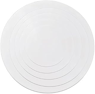 Miss Bakery's House® Cake Board - akryl - Ø 34 cm - podkładka pod tort - okrągła, biała