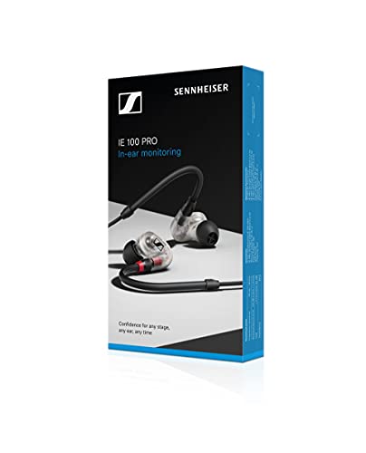 Sennheiser Professional Ie 100 Pro Dynamic In-Ear Monitoring Headphones, Clear #TOP7