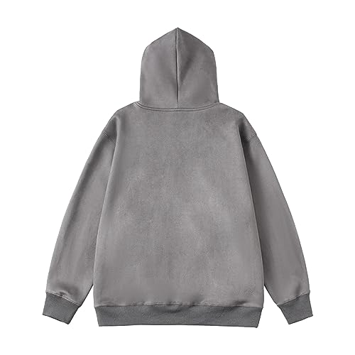 Men's Graphic Hoodies Autumn Suede Hooded Smooth Board Sweater New Large Basic Fashion Hoodies Sweatshirts, M-4XL3