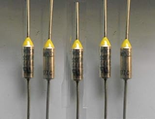 5Pcs Thermal Fuse 77C Cutoff 10A 250V G4A01 TF77 Degree