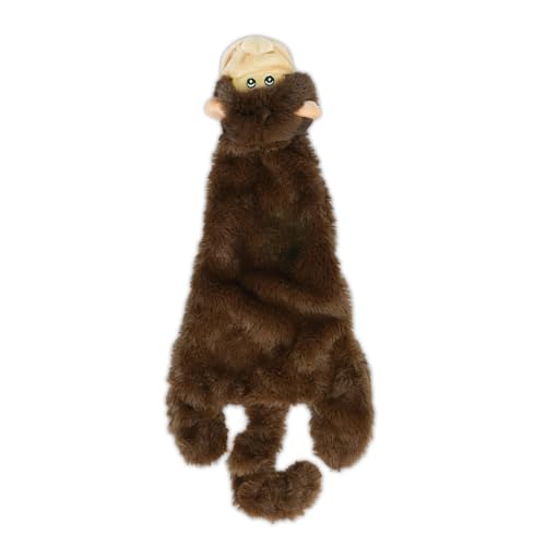 Image of Best Pet Supplies 2-in-1 Fun Skin Stuffless Dog Squeak Toy, Medium, Monkey
