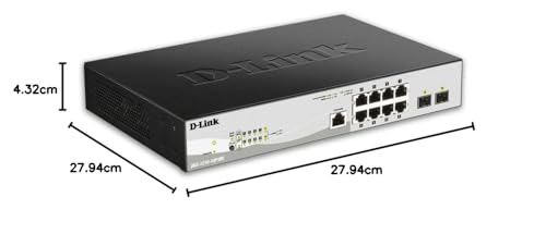 D Link DGS 1210 10P Géré L2 Gigabit Ethernet 101001000 Connexion Ethernet supportant 'alimentation via ce port PoE 1U Neuf - vue 5