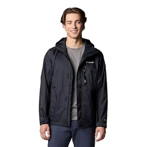 Columbia Men’s Pouring Adventure 3 Jacket Waterproof Rain Jacket (pack of 1)
