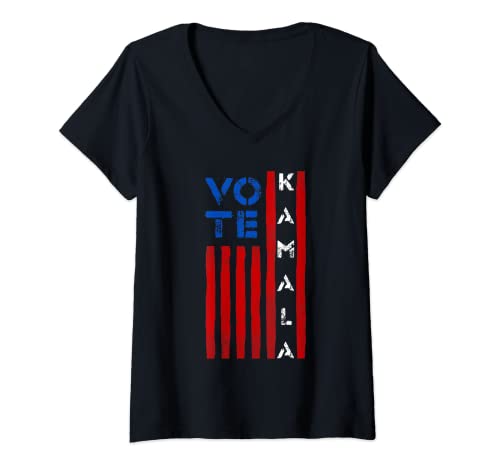 Womens Vote Kamala Harris 2020 V-Neck T-Shirt