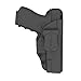 Glock 19 IWB Holster, Polymer Concealed Carry Inside Waistband Belt Holsters Fit Glock 19 19X 23 32 Gen 1 2 3 4 5, Right Hand