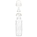 Evenflo Feeding Glass Premium Proflo Vented Plus Bottles for Baby, Infant and Newborn - Helps Reduce Colic - Clear, 8 Ounce (Pack of 6)
