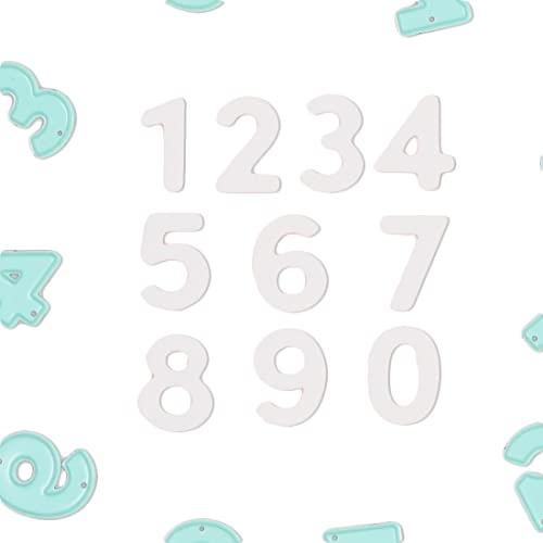 Craftelier - Lot de 10 matrices de découpe de chiffres de 2 cm environ pour couper le papier, la papier bristol ou le caoutchouc Eva de 2 mm | Compatible avec plusieurs modèles de machines à découper Cover