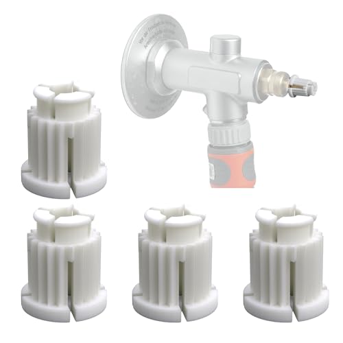 Sintrix Fab 4x Rastbuchse für Griff. Kompatibel mit Kemper frostsicheren Außenarmaturen 573 574 575 577 578 579 Aufsteckteil Steckschlüssel f. Frosti & Frosti Plus UP-Ventile. Ersatzteile Wasserhahn