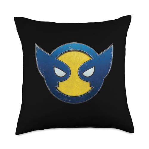 Marvel Studios Deadpool & Wolverine Logan Worn Emoji Icon Throw Pillow