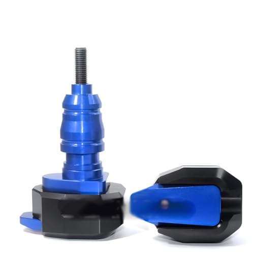 Moto crash protecteur MT09 2013-2018 curseur moteur CNC bleu