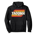 Tacoma Washington WA City Vintage Pullover Hoodie