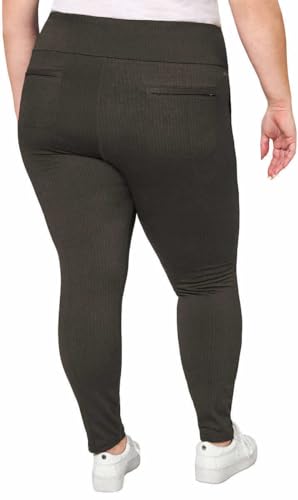 Mondetta Womens Midweight High Rise Jacquard Knit Legging (US, Alpha, XX-Large, Regular, Regular, Chicory Coffee)