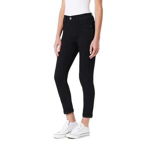Jean skinny convertible femme Angels Forever Young noir profond taille 48 stretch