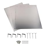 UTTASU Patio Heizstrahler Reflektor Haube für Runde Gas- und Propanheizungen, 33x15 Zoll, Einstellbare Wärmefokussierung, Energiesparend & Sicher, Einfache Montage für Terrasse und Garten