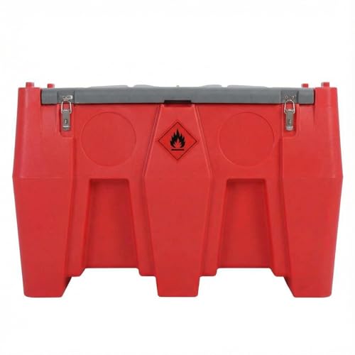 128 Gallon Portable Fuel Tank for Diesel and Gasoline, 12v