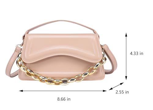 Image of Cute Purse for Women trendy，Small Crossbody Bag Girls Top Handle Clutch Handbag Khaki