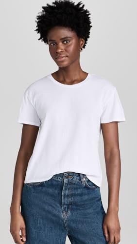 perfectwhitetee Women's Harley Cotton Boxy Crew Tee2
