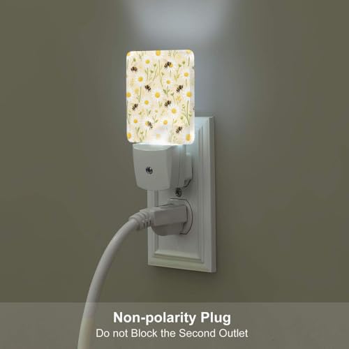 Image of Spring Flowers Floral LED Plug-in Nightlights 2-Pack for Corridors