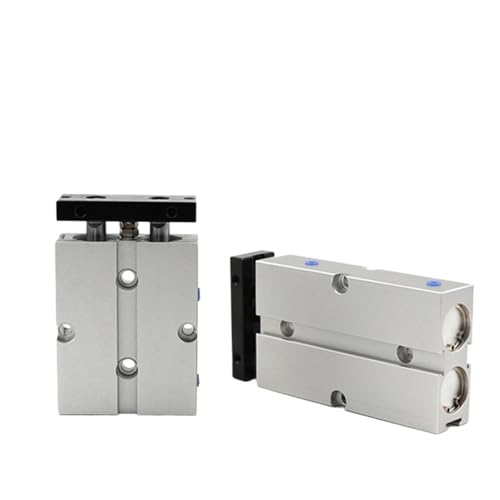 Vérin pneumatique double tige TN anti rotation pour stopper les déviations de trajectoire