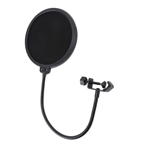 Dpofirs Filtre Anti-Pop pour Micro, Double Couche en Maille de Nylon, Bouclier Anti-Pop pour une qualité Sonore Claire, pour L'enregistrement Vocal et la Diffusion en Direct