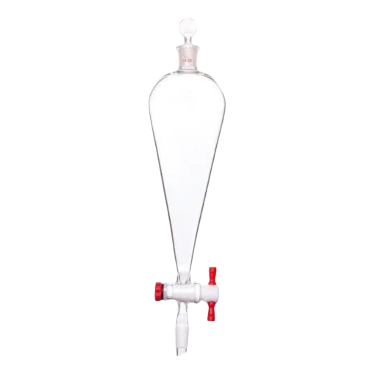 1 szt. 3000 ml 24/40 szklany reaktor cylindryczny z czterema szyjami - 3 l kolba reakcyjna z płaskim dnem i zaciskiem ze stali nierdzewnej