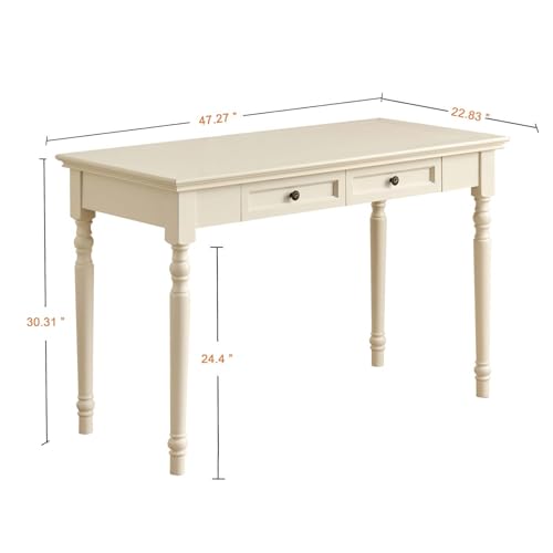L shaped solid wood executive desk