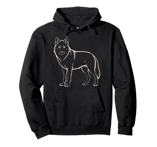 Cool Wolf Design Wildlife Wolves Lovers Felpa con Cappuccio