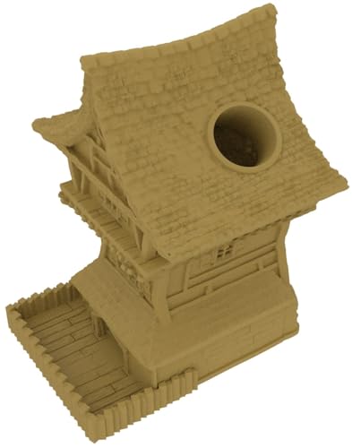 Fates End Dice Tower Rogue couleur Or pour amateurs de jeux de rôle