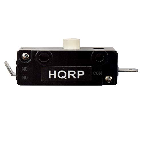 HQRP Push Button On-Off Switch compatible with CARGO 112570, OREGON 33-738, STENS 435-615 Starter Switch, UL Listed