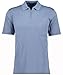 Produktbild RAGMAN Herren Softknit-Polo mit Zip, fein gestreift L, Blau-717