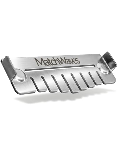 Matchwaves Grease Gate Blocker for Blackstone Griddle Mesh Screen for Blocking Food from Falling into Rear Grease Catcher Upgraded Magnetic Guard Silver 1 Pack