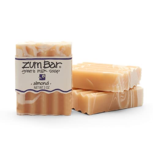 Indigo Wild Zum Bar Goat's Milk Soap - Almond - 3 Oz (3 Pack) #TOP7