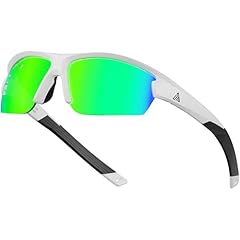 White Frame/Green-mirrored