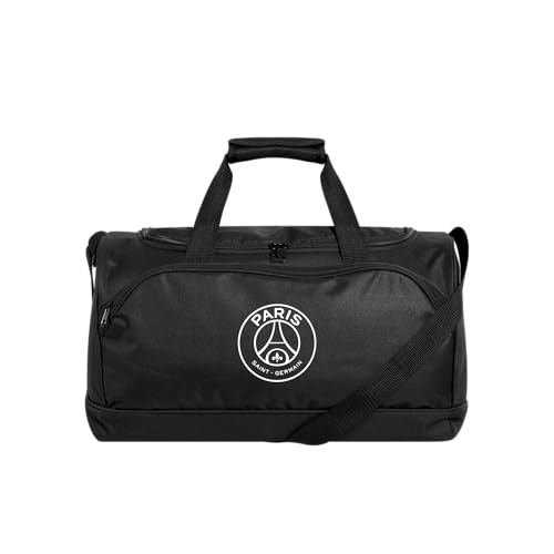 Bolsa de fútbol Foco Paris Saint-Germain negra: mochila deportiva del PSG