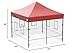 Impact Canopy Walls for 10' x 10' Canopy Tent, Food Service Mesh Sidewall Kit with Service Windows, 4 Walls Only, Black Mesh