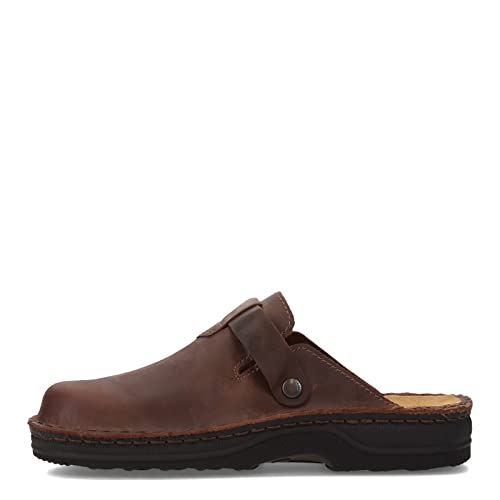 Naot Men's, Fiord Clog Crazyhorse Brown 44 M #TOP4