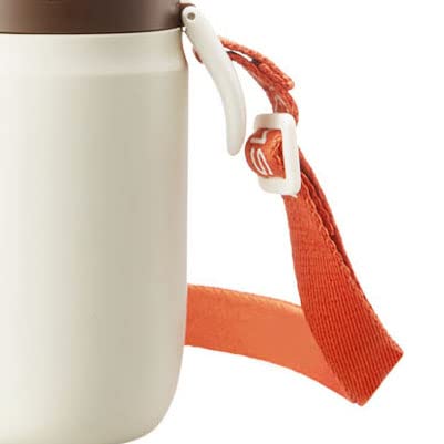 Ejoyous Borraccia in Acciaio Inossidabile, Tazza Termica Sottovuoto con Coperchio e Cannuccia, Bocca Larga, Fondo Antiscivolo, Borraccia da 295 G per Studenti, Spostamenti, Viaggi in Ufficio (360 ml)