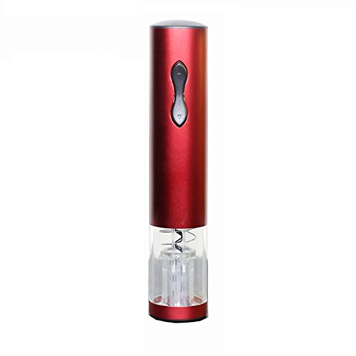 Preisvergleich Produktbild SUBBYE Automatische Flaschenöffner Elektrische Wein Flaschenöffner Wiederaufladbare Korkenzieher Korkenzieher Farbe Optional (Farbe : Rot)