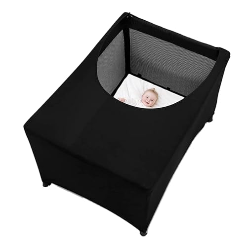 Breathable Crib Guard Tent for Playard Infants Crib Ensures Baby Comfortable and Light Control for Relax Sleep